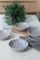 Set boluri pentru aperitive (6 Pieces), L'essentiel Maison, 275KRM2417, Antibacterian, Gri