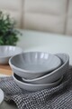 Set boluri pentru aperitive (6 Pieces), L'essentiel Maison, 275KRM2417, Antibacterian, Gri