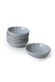 Set boluri pentru aperitive (6 Pieces), L'essentiel Maison, 275KRM2417, Antibacterian, Gri