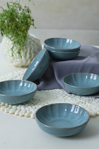 Set boluri pentru aperitive (6 Pieces), L'essentiel Maison, 275KRM2431, Antibacterian, Turcoaz