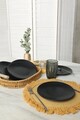 Set platouri servire desert (6 Pieces), L'essentiel Maison, 275KRM2271, Negru