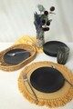 Set platouri servire desert (6 Pieces), L'essentiel Maison, 275KRM2271, Negru