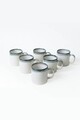 Set cani (6 Pieces), L'essentiel Maison, 275KRM2455, Antibacterian, Platina