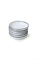 Set de boluri pentru salată (6 Pieces), L'essentiel Maison, 275KRM2522, Antibacterian, Alb mat