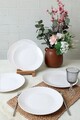 Set platouri servire desert (6 Pieces), L'essentiel Maison, 275KRM2269, Alb