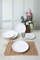 Set platouri servire desert (6 Pieces), L'essentiel Maison, 275KRM2269, Alb