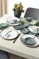 Set de mic dejun (14 Pieces), L'essentiel Maison, 275KRM2537, Bol pentru sos: 13 cm (4 bucăți), Alb mat