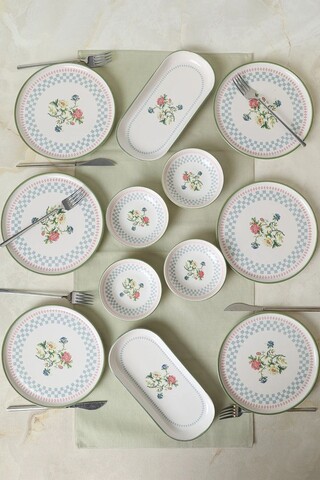 Set de mic dejun (12 piese), L'essentiel Maison, 275KRM2535, Bol pentru sos: 13 cm (4 bucăți), Alb