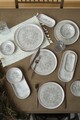 Set de mic dejun (14 Pieces), L'essentiel Maison, 275KRM2519, Eco-Friendly, Crem