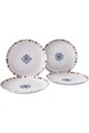 Set platouri servire desert (4 Pieces), L'essentiel Maison, 710KTP3727, Albastru