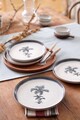 Set platouri servire desert (4 Pieces), L'essentiel Maison, 710KTP4520, Albastru
