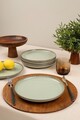 Set platouri servire desert (6 Pieces), L'essentiel Maison, 710KTP3674, Verde