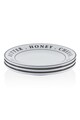 Set platouri servire desert (4 Pieces), L'essentiel Maison, 710KTP3733, Alb