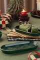 Set platouri servire (2 Pieces), L'essentiel Maison, 710KTP4578, Verde