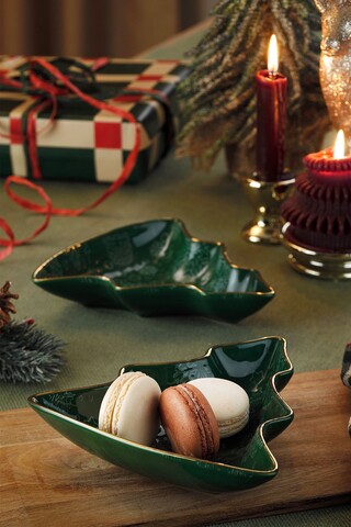 Set boluri pentru aperitive (2 Pieces), L'essentiel Maison, 710KTP4572, Verde