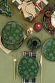 Set platouri servire desert (4 Pieces), L'essentiel Maison, 710KTP4566, Verde