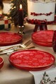 Set platouri servire desert (4 Pieces), L'essentiel Maison, 710KTP4567, Rosu
