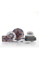 Set de mic dejun (18 piese), L'essentiel Maison, 710KTP9806, Platou: 21 cm (6 bucăți), Multicolor