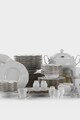 Serviciu de masa (83 piese), L'essentiel Maison, 710KTP9732, Capac pentru bol pentru serviciu de supă (1 bucată), Alb/Auriu