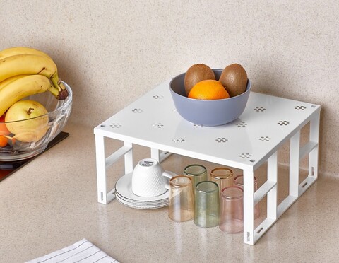 Organizator pentru frigider (4 Pieces), L'essentiel Maison, 734LRN1105, Dimensiuni: 27,5 x 31,5 x 15 cm (4 bucăți), Alb