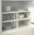 Organizator pentru frigider (4 Pieces), L'essentiel Maison, 734LRN1105, Dimensiuni: 27,5 x 31,5 x 15 cm (4 bucăți), Alb