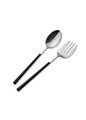Set ustensile pentru gatit (2 Pieces), L'essentiel Maison, 280TMA3701, Dimensiuni: 28 x 6 x 1 cm (2 bucăți), Argintiu / Negru