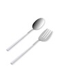 Set ustensile pentru gatit (2 Pieces), L'essentiel Maison, 280TMA3702, Dimensiuni: 28 x 6 x 1 cm (2 bucăți), Argintiu/Alb