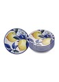 Set de farfurii ceramice (6 Pieces), L'essentiel Maison, 280TMA2220, Galben