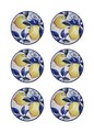 Set de farfurii ceramice (6 Pieces), L'essentiel Maison, 280TMA2220, Galben