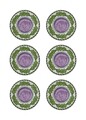 Set de farfurii ceramice (6 Pieces), L'essentiel Maison, 280TMA2234, Lila