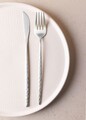 Set tacamuri (36 Pieces), L'essentiel Maison, 280TMA3714, Furculiță de masă: 22 x 3 cm (6 bucăți), Argintiu mat