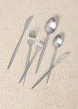 Set tacamuri (36 Pieces), L'essentiel Maison, 280TMA3714, Furculiță de masă: 22 x 3 cm (6 bucăți), Argintiu mat