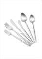 Set tacamuri (36 Pieces), L'essentiel Maison, 280TMA3714, Furculiță de masă: 22 x 3 cm (6 bucăți), Argintiu mat