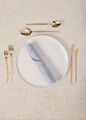 Set tacamuri (36 Pieces), L'essentiel Maison, 280TMA3719, Furculiță de masă: 22 x 3 cm (6 bucăți), Auriu
