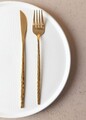 Set tacamuri (36 Pieces), L'essentiel Maison, 280TMA3719, Furculiță de masă: 22 x 3 cm (6 bucăți), Auriu