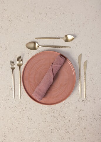 Set tacamuri (36 Pieces), L'essentiel Maison, 280TMA3720, Furculiță de masă: 22 x 3 cm (6 bucăți), Aur Mat