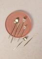 Set tacamuri (36 Pieces), L'essentiel Maison, 280TMA3720, Furculiță de masă: 22 x 3 cm (6 bucăți), Aur Mat
