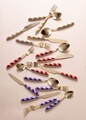Set tacamuri (36 Pieces), L'essentiel Maison, 280TMA3722, Furculiță de masă: 19 x 3 cm (6 bucăți), Auriu / Mov