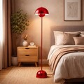 Lampadar, L'essentiel Maison, 892OPV3303, Rosu