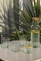 Set de sticle de sticlă (5 Pieces), L'essentiel Maison, 127RKL1228, Pahar: 7,3 x 7,3 x 8,8 cm / 280 ml (4 bucăți), Verde