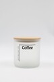 Set recipiente cu capac (3 Pieces), L'essentiel Maison, 127RKL1404, Borcan mediu: 10 x 10 x 10 cm / 600 ml (1 bucată), Alb