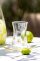 Set pahare pentru ceai (12 Pieces), L'essentiel Maison, 127RKL1204, Farfurie: 12,6 x 12,6 x 1,5 cm (6 bucăți), Transparent / Galben