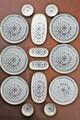 Set de mic dejun (14 Pieces), L'essentiel Maison, 335RTN1217, Platou: 22 cm (2 bucăți), Multicolor