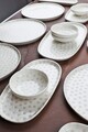 Set de mic dejun (29 Pieces), L'essentiel Maison, 335RTN1212, Oval de măslin: (2 bucăți), Alb