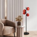 Lampadar, L'essentiel Maison, 521SHN3640, Roșu/Negru