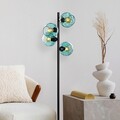Lampadar, L'essentiel Maison, 521SHN3641, Albastru/Negru