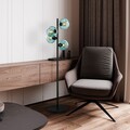 Lampadar, L'essentiel Maison, 521SHN3641, Albastru/Negru