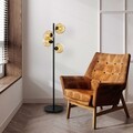 Lampadar, L'essentiel Maison, 521SHN3643, Galben/Negru