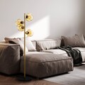 Lampadar, L'essentiel Maison, 521SHN3649, Galben / Aur