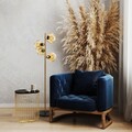 Lampadar, L'essentiel Maison, 521SHN3649, Galben / Aur
